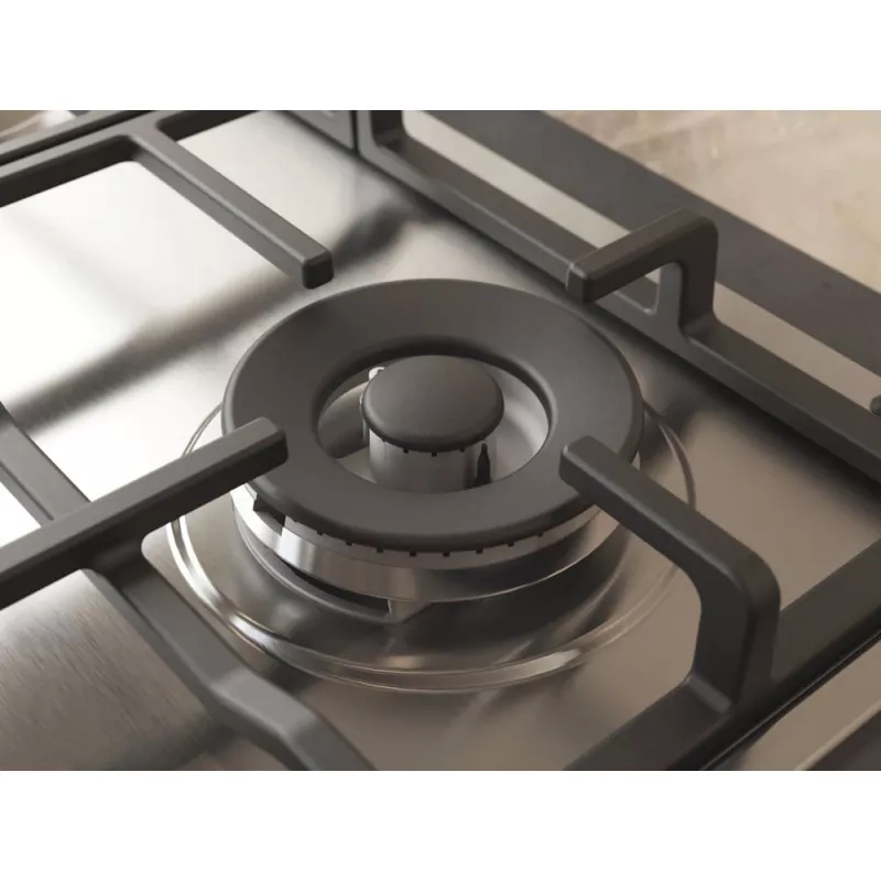 Whirlpool TGML 661 IX R acciaio inox da incasso 58 cm gas 4 zone