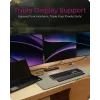 ICY BOX 11-in-1 docking station mobile con uscita video tripla