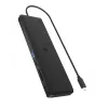 ICY BOX 11-in-1 docking station mobile con uscita video tripla