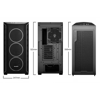 Case PC be quiet! Shadow Base 800 FX Midi Tower nero