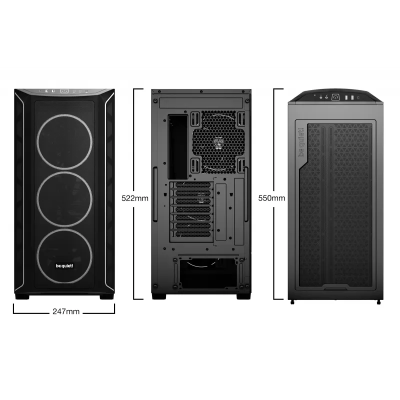Case PC be quiet! Shadow Base 800 FX Midi Tower nero