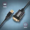 Axagon ADS-1PQN cavo adattatore USB-A 2.0 - seriale RS-232 DB9-M FTDI