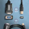 Axagon ADS-1PQN cavo adattatore USB-A 2.0 - seriale RS-232 DB9-M FTDI