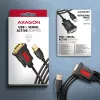 Axagon ADS-1PSN cavo adattatore USB-A 2.0 - seriale RS-232 DB9-M Prolific 1,5 m