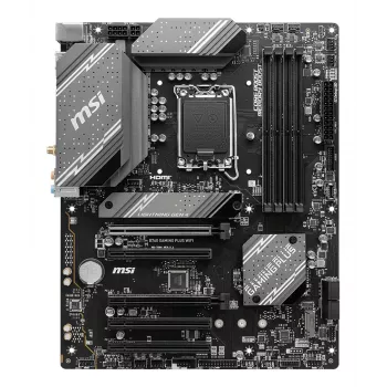 Scheda madre MSI B760 GAMING PLUS WIFI — Intel B760, LGA 1700, ATX, DDR5, 4 DIMM, Wi‑Fi 6E, 2.5Gb LAN