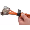 DIGITUS nastro a velcro, 20 mm di larghezza per cablaggio strutturato, rotolo da 10 m, colore nero
