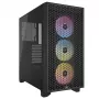 CORSAIR case PC mid-tower - 3000d RGB Airflow - nero