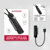 Axagon ADSA-FP2A scheda di interfaccia USB 3.2 Gen 1 SATA connettore maschio nero