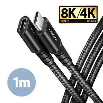 Axagon BUCM32-CF10AB SPEED+ cavo prolunga USB-C USB 20Gbps 1 m
