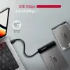 Axagon ADSA-FP2C adattatore USB-C 5Gbps - SATA 6G, 2.5 SSD/HDD SLIM - adattatore - schede di interfaccia digitali/dati/adattatori