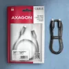 Axagon BUCM2-CM25AB cavo dati e ricarica USB 480Mbps 2,5 m. PD 240W, 5A. Nero intrecciato