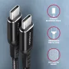 Cavo USB Axagon BUCM-CM10AB 1m USB 2.0 USB C nero