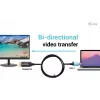 i-tec adattatore a cavo USB-C DisplayPort bidirezionale 8K/30Hz 150 cm