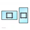 Neomounts WL95-800BL1 supporto a parete per videowall 42-70 pollici - Pop-out - max. 35 kg
