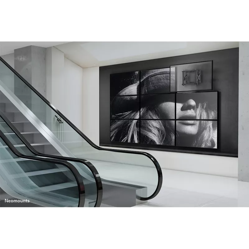Neomounts WL95-800BL1 supporto a parete per videowall 42-70 pollici - Pop-out - max. 35 kg