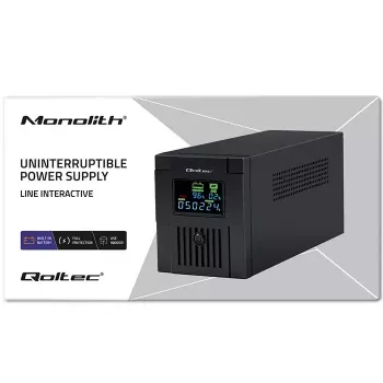 Gruppo di continuità Qoltec 53771 2 kVA 1200 W 2 uscite AC