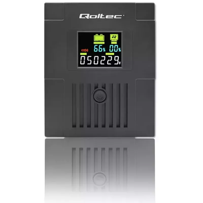 Gruppo di continuità Qoltec 53771 2 kVA 1200 W 2 uscite AC