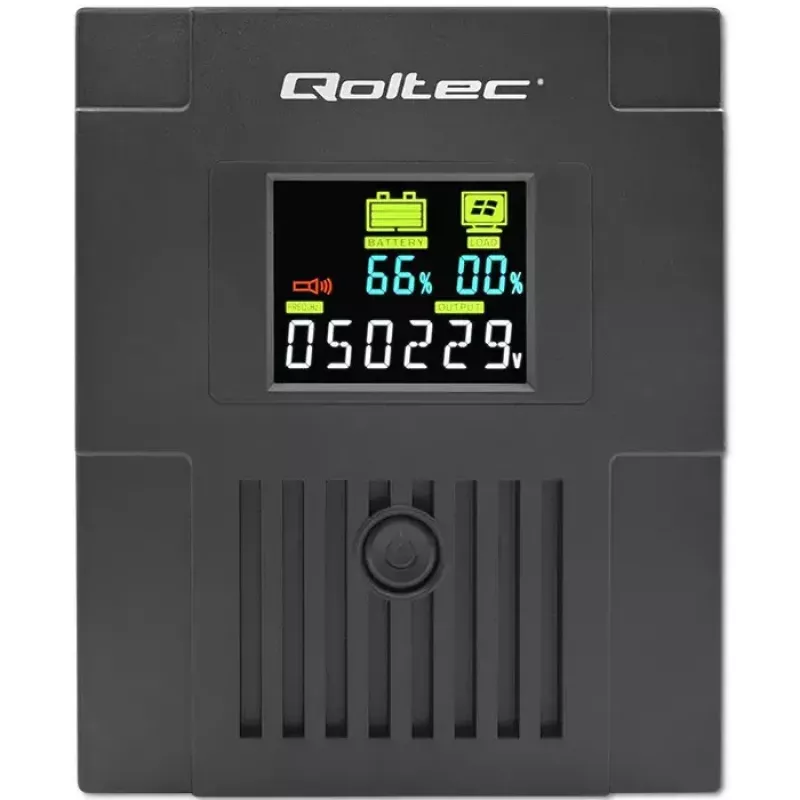 Gruppo di continuità Qoltec 53771 2 kVA 1200 W 2 uscite AC