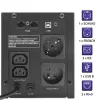 Gruppo di continuità Qoltec 53771 2 kVA 1200 W 2 uscite AC