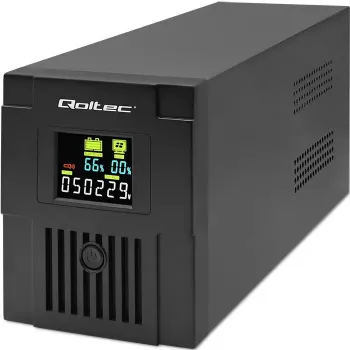 Gruppo di continuità Qoltec 53771 2 kVA 1200 W 2 uscite AC