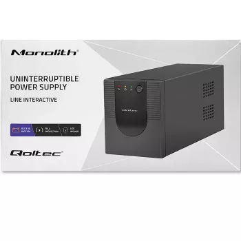 Qoltec 53777 UPS line-interactive 2 kVA 1200 W 4 prese AC