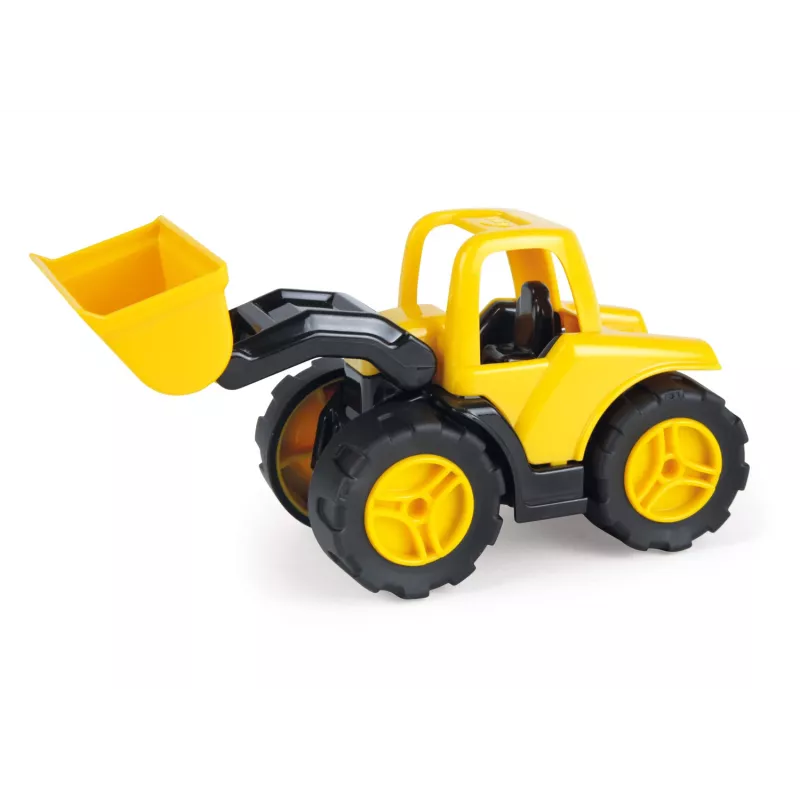Box giocattolo ruspa Lena Workies 01262 veicolo da costruzione in plastica per sabbia e gioco