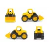 Box giocattolo ruspa Lena Workies 01262 veicolo da costruzione in plastica per sabbia e gioco