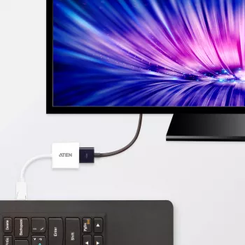 Convertitore ATEN DisplayPort-HDMI, PC: fino a UXGA / HDTV: fino a 1080i,1080p