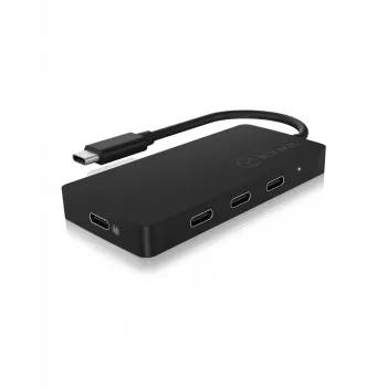 ICY BOX IB-HUB1429-CPD USB 3.2 Gen 2 (3.1 Gen 2) Type-C 10000 Mbit/s nero