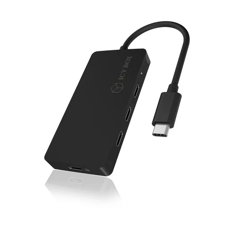 ICY BOX IB-HUB1429-CPD USB 3.2 Gen 2 (3.1 Gen 2) Type-C 10000 Mbit/s nero