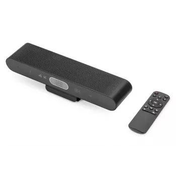 DIGITUS 4K All-in-One Video Bar Mini - sistema di videoconferenza (2x microfono / 1x altoparlante)