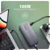Axagon HMC-12GM2, hub USB 10 Gbps, 3x USB-A, USB-C, HDMI, DP, RJ-45, M.2, SD/mSD, audio, PD