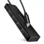Axagon HUE-C1C hub TRAVEL 4x USB 5 Gbps, ingresso alimentazione USB-C, cavo USB-C 19 cm