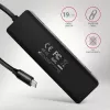 Axagon HUE-C1C hub TRAVEL 4x USB 5 Gbps, ingresso alimentazione USB-C, cavo USB-C 19 cm