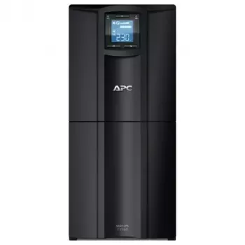 APC Smart-UPS C, line-interactive, 3kVA, tower, 230V, 8 uscite IEC C13+1 uscita IEC C19, comunicazione USB e seriale, AVR, LCD grafico