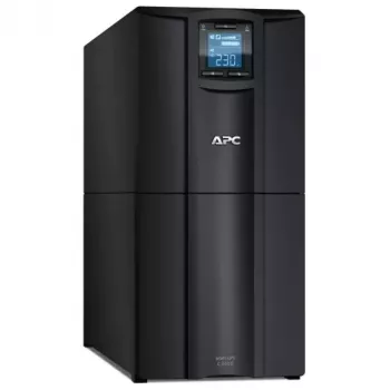APC Smart-UPS C, line-interactive, 3kVA, tower, 230V, 8 uscite IEC C13+1 uscita IEC C19, comunicazione USB e seriale, AVR, LCD grafico
