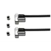 Kensington Universal 3-in-1 lucchetto a cavo con chiave con Twin Lockheads