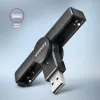 Lettore di smart card / carte ID Axagon CRE-SMPA USB-A PocketReader, USB 2.0, nero, 13 g