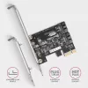 Adattatore SATA interno Axagon PCES-SJ2 PCIe 2 Gbit/s nero