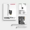Adattatore SATA interno Axagon PCES-SJ2 PCIe 2 Gbit/s nero