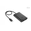 Adattatore video i-tec USB-C Dual 4K/60Hz (Single 8K/30Hz) HDMI
