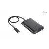 Adattatore video i-tec USB-C Dual 4K DisplayPort