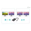 Adattatore video i-tec USB-C Dual 4K DisplayPort