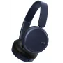 JVC HA-S36W-A-U cuffie wireless, Bluetooth, multipoint, 35 h di riproduzione, microfono integrato, USB-C, blu