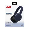 JVC HA-S36W-A-U cuffie wireless, Bluetooth, multipoint, 35 h di riproduzione, microfono integrato, USB-C, blu