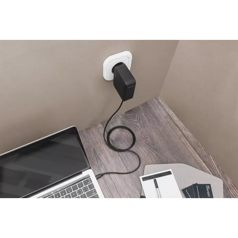 DIGITUS caricabatterie per notebook alimentatore USB-C 100W PD 3.0