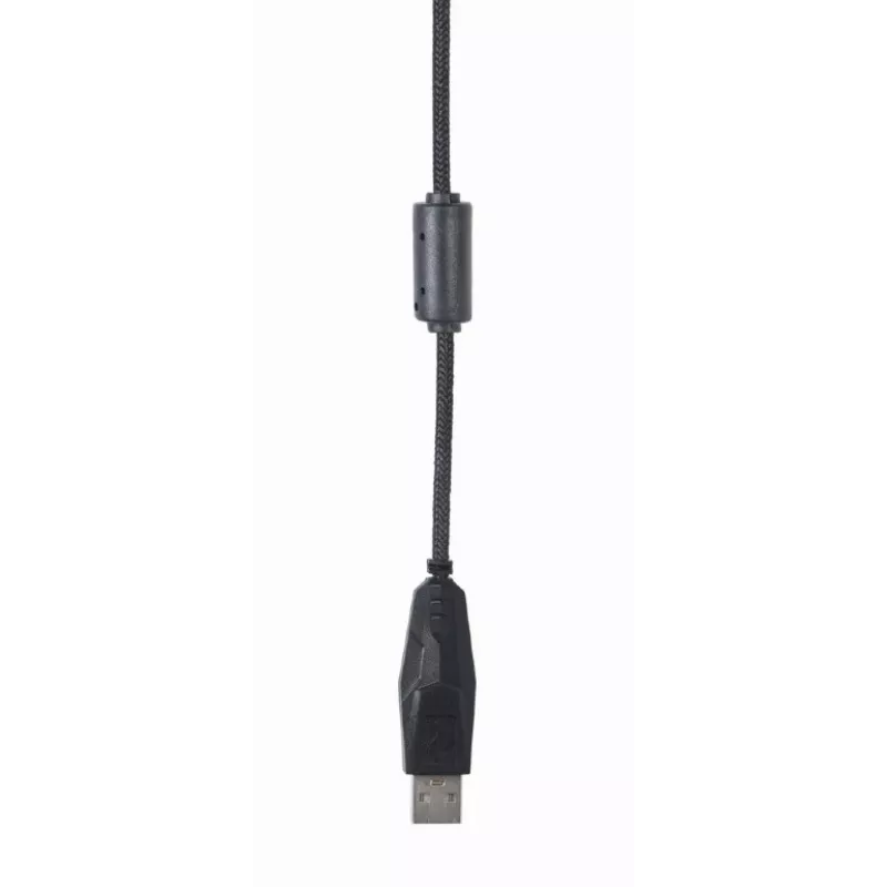 Gembird MUS-UL-02 mouse USB retroilluminato, 6 pulsanti, nero