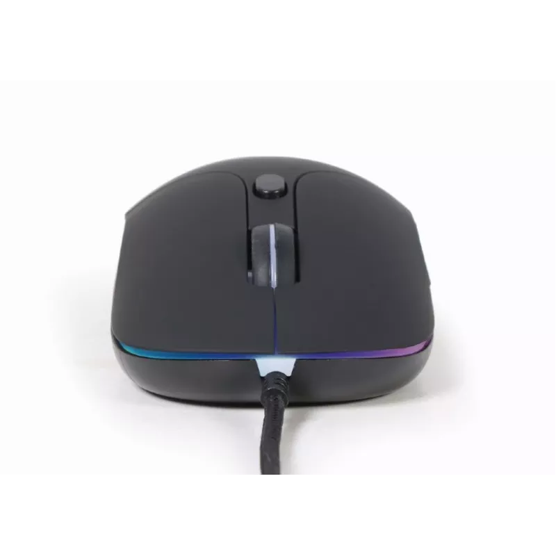 Gembird MUS-UL-02 mouse USB retroilluminato, 6 pulsanti, nero