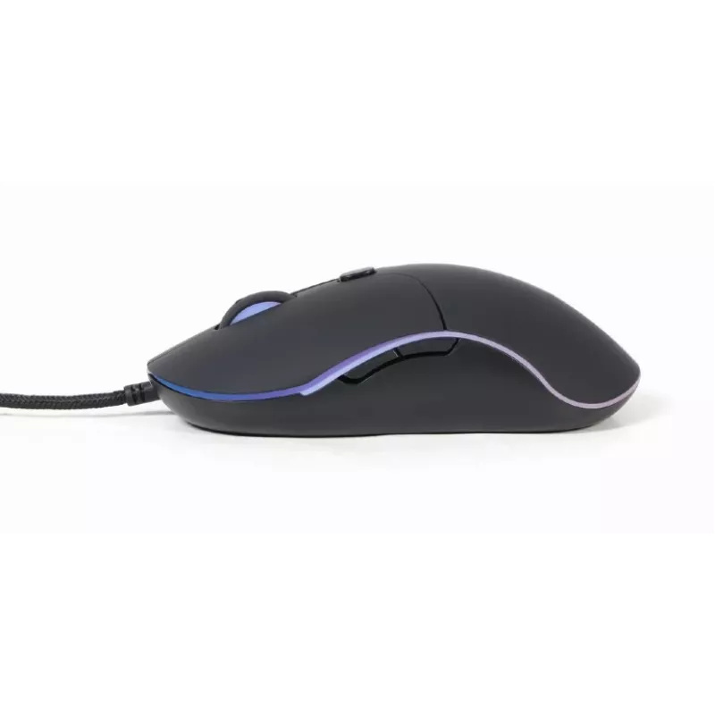Gembird MUS-UL-02 mouse USB retroilluminato, 6 pulsanti, nero