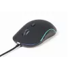 Gembird MUS-UL-02 mouse USB retroilluminato, 6 pulsanti, nero